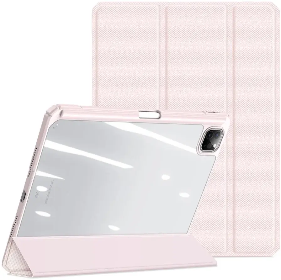 Dux Ducis Toby iPad Pro 11 (2024/2025) Hoes Tri-Fold Book Case Roze afbeelding 7