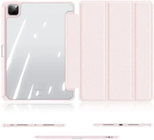 Dux Ducis Toby iPad Pro 11 (2024/2025) Hoes Tri-Fold Book Case Roze afbeelding 9