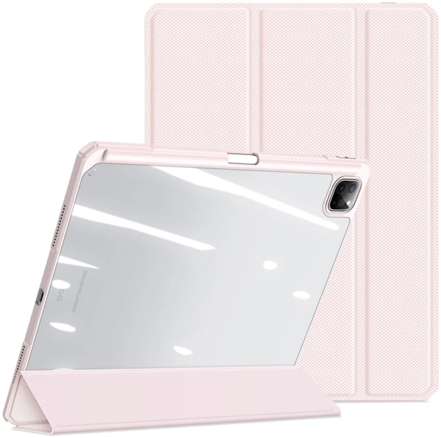 Dux Ducis Toby iPad Pro 13 (2024/2025) Hoes Tri-Fold Book Case Roze afbeelding 7