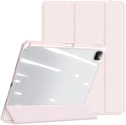 Dux Ducis Toby iPad Pro 13 (2024/2025) Hoes Tri-Fold Book Case Roze afbeelding 7