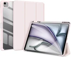 Dux Ducis Toby Apple iPad Air 13 (24/25) Hoes Tri-Fold Book Case Roze afbeelding