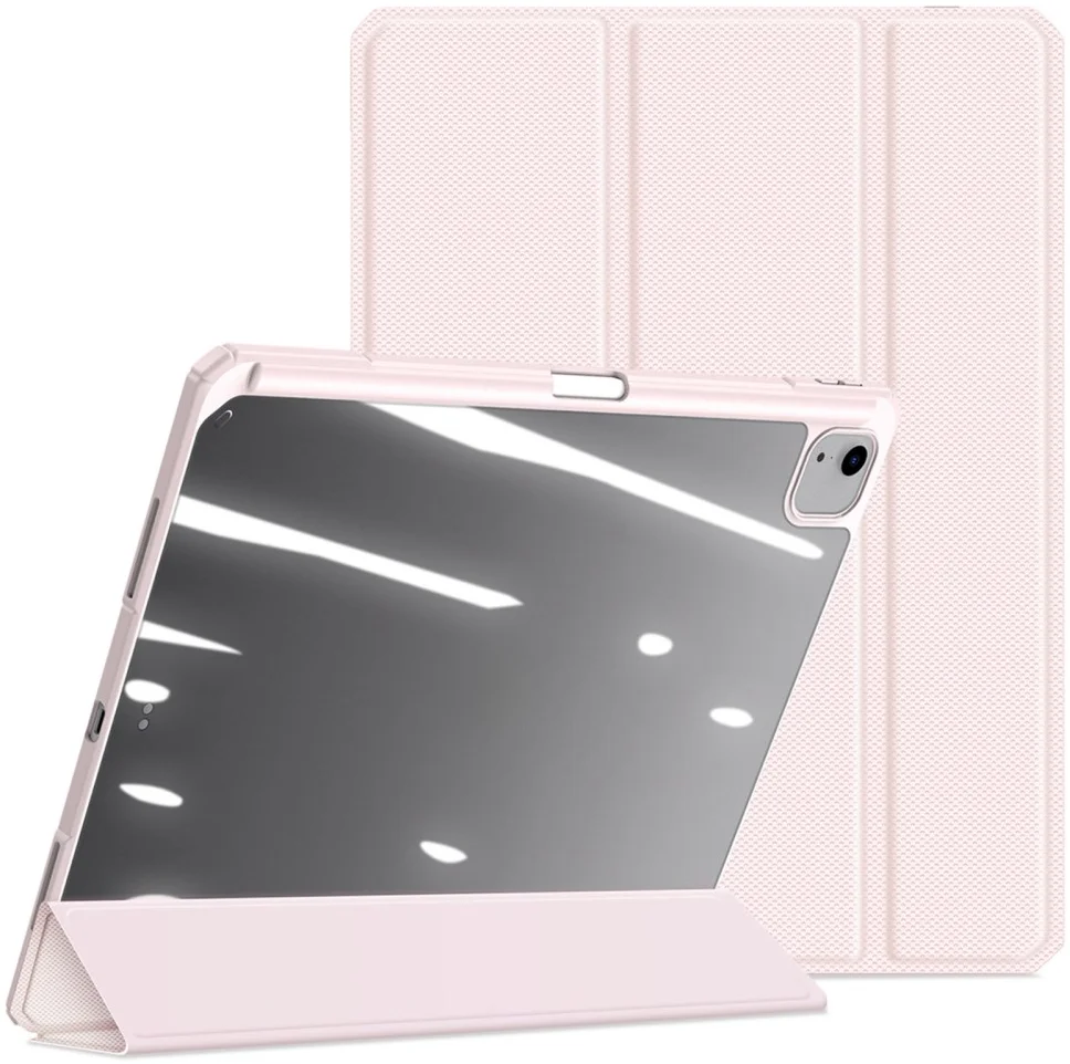 Dux Ducis Toby Apple iPad Air 13 (24/25/26) Hoes Tri-Fold Book Case Roze afbeelding 2