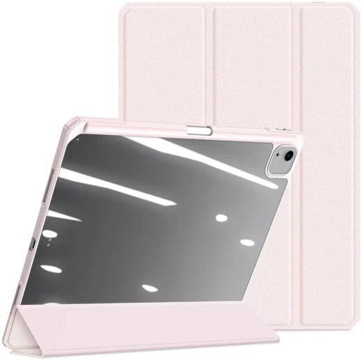 Dux Ducis Toby Apple iPad Air 13 (24/25/26) Hoes Tri-Fold Book Case Roze afbeelding 2