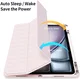Dux Ducis Toby Apple iPad Air 13 (24/25/26) Hoes Tri-Fold Book Case Roze afbeelding 3