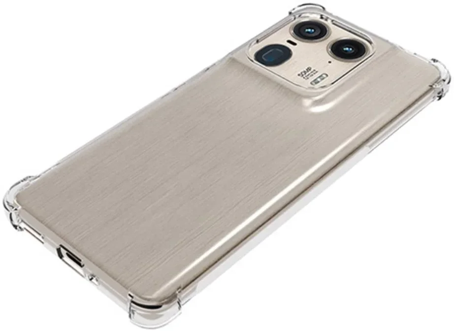 Motorola Edge 50 Ultra Hoesje Schokbestendig en Dun TPU Transparant afbeelding 4