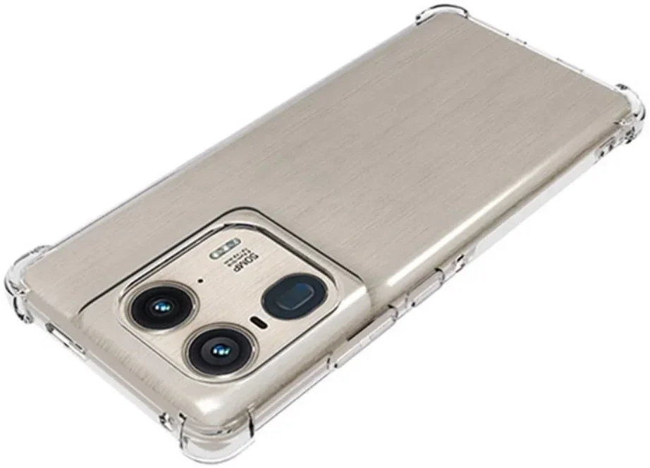Motorola Edge 50 Ultra Hoesje Schokbestendig en Dun TPU Transparant afbeelding 5