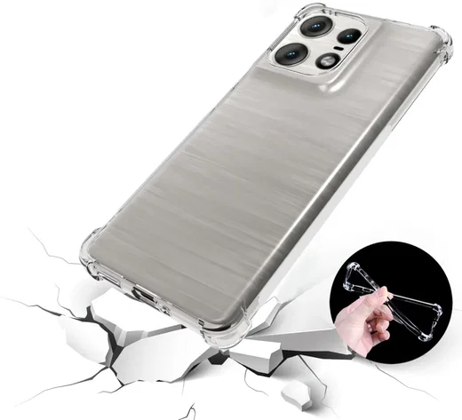 Motorola Edge 50 Pro Hoesje Schokbestendig en Dun TPU Transparant afbeelding 5