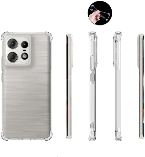 Motorola Edge 50 Pro Hoesje Schokbestendig en Dun TPU Transparant afbeelding 6