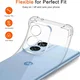 Motorola Edge 50 Fusion Hoesje Schokbestendig en Dun TPU Back Cover Transparant afbeelding 6