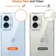 Motorola Edge 50 Fusion Hoesje Schokbestendig en Dun TPU Back Cover Transparant afbeelding 8