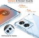 Motorola Edge 50 Fusion Hoesje Schokbestendig en Dun TPU Back Cover Transparant afbeelding 5