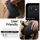 Apple iPhone 17e / 16e Hoesje Matte Back Cover Dun TPU Zwart afbeelding 7