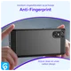 Sony Xperia 10 VI Hoesje Geborsteld TPU Flexibele Back Cover Zwart afbeelding 4
