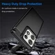 Motorola Edge 50 Pro Hoesje Geborsteld TPU Flexibele Back Cover Zwart afbeelding 6