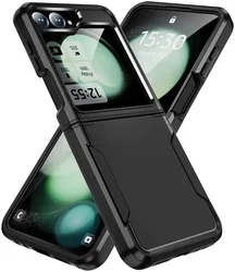 Samsung Galaxy Z Flip 6 Hoesje Schokbestendige Hard Case Back Cover Zwart afbeelding