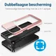 Apple iPhone 17e / 16e Hoesje met Slider Kaarthouder Back Cover Roze afbeelding 10