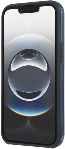 iPhone 17e/16e Hoesje met Pasjeshouder Slider voor 2 Pasjes Blauw afbeelding 14