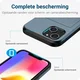 iPhone 17e/16e Hoesje met Pasjeshouder Slider voor 2 Pasjes Blauw afbeelding 10