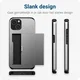 Apple iPhone 17e / 16e Hoesje met Slider Kaarthouder Back Cover Grijs afbeelding 8