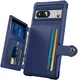 Google Pixel 8a 3 in 1 Back Cover Portemonnee Hoesje Blauw afbeelding 3