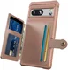 Google Pixel 8a 3 in 1 Back Cover Portemonnee Hoesje Roze afbeelding 3