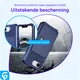 Apple iPhone 17e / 16e TPU Back Cover met Kunstleren Wallet Blauw afbeelding 6