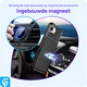 Apple iPhone 17e / 16e TPU Back Cover met Kunstleren Wallet Zwart afbeelding 9