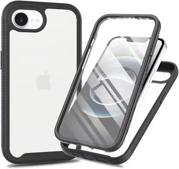 Apple iPhone 17e / 16e Hoesje Full Protect 360° Cover Hybride Zwart