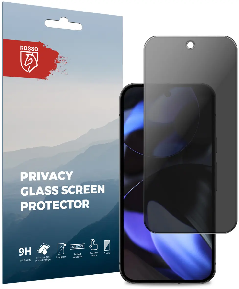 Rosso Google Pixel 9 9H Tempered Glass Screen Protector Privacy afbeelding 1
