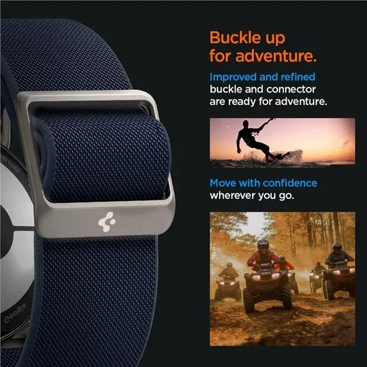 Spigen Lite Fit - Google Pixel Watch / Watch 2 Bandje - Blauw afbeelding 5
