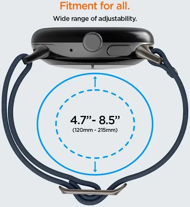 Spigen Lite Fit - Google Pixel Watch / Watch 2 Bandje - Blauw afbeelding 7