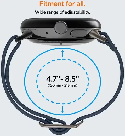 Spigen Lite Fit - Google Pixel Watch / Watch 2 Bandje - Blauw afbeelding 7