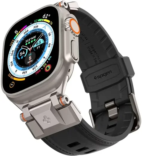 Spigen DuraPro - Apple Watch 1-10/SE/Ultra Bandje - 49/46/45/44/42MM Zwart afbeelding 10