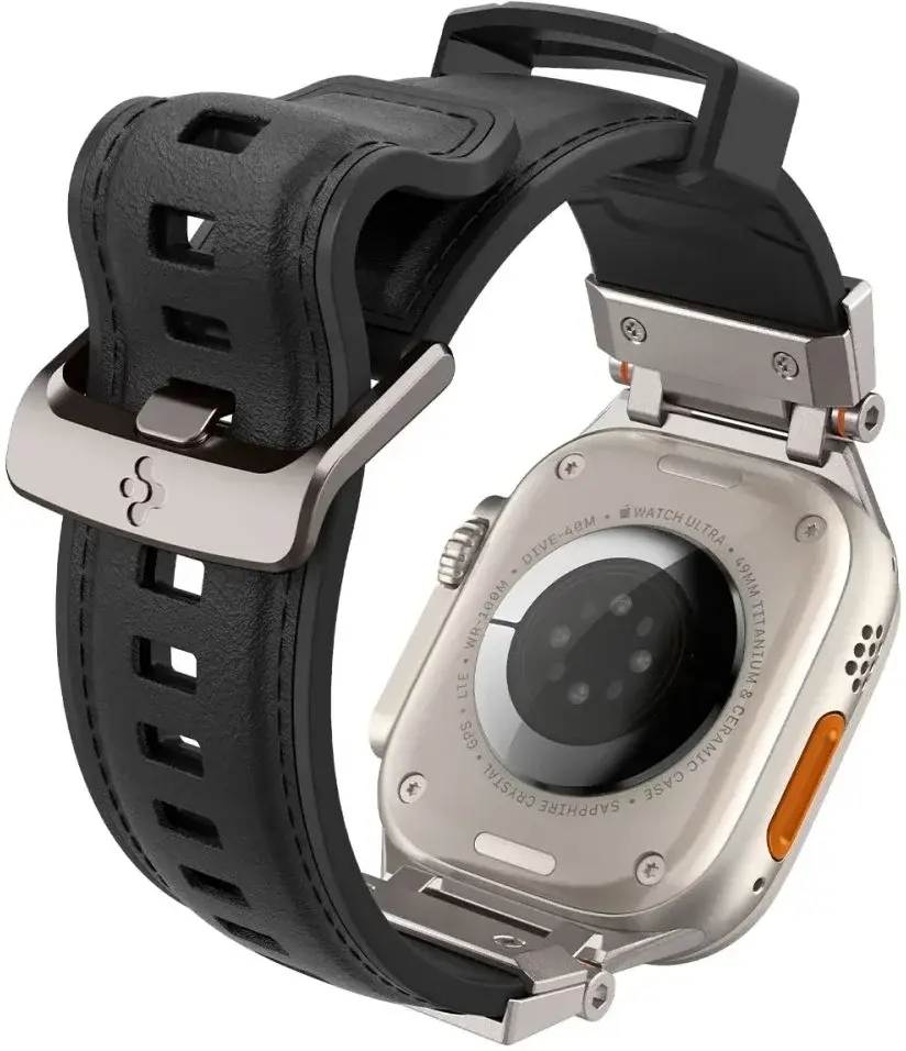 Spigen DuraPro - Apple Watch 1-10/SE/Ultra Bandje - 49/46/45/44/42MM Zwart afbeelding 12