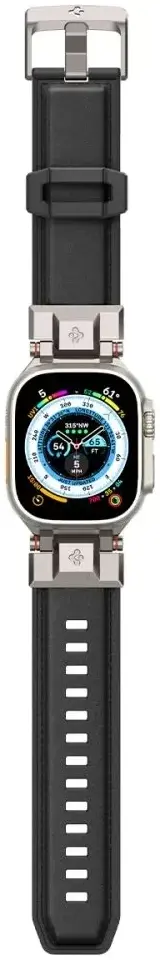 Spigen DuraPro - Apple Watch 1-10/SE/Ultra Bandje - 49/46/45/44/42MM Zwart afbeelding 13
