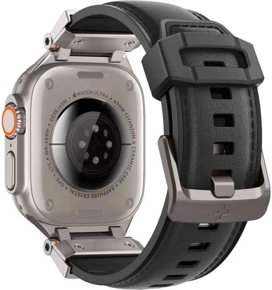 Spigen DuraPro - Apple Watch 1-10/SE/Ultra Bandje - 49/46/45/44/42MM Zwart afbeelding 14
