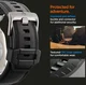 Spigen DuraPro - Apple Watch 1-10/SE/Ultra Bandje - 49/46/45/44/42MM Zwart afbeelding 5