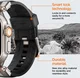 Spigen DuraPro - Apple Watch 1-10/SE/Ultra Bandje - 49/46/45/44/42MM Zwart afbeelding 7