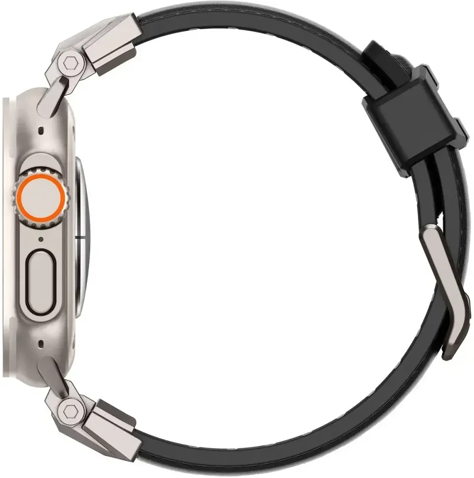 Spigen DuraPro - Apple Watch 1-10/SE/Ultra Bandje - 49/46/45/44/42MM Zwart afbeelding 9