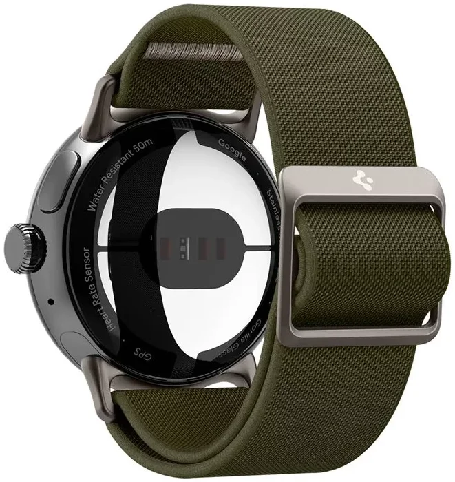 Spigen Lite Fit - Google Pixel Watch / Watch 2 Bandje - Khaki afbeelding 2