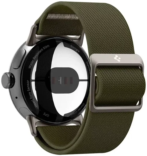 Spigen Lite Fit - Google Pixel Watch / Watch 2 Bandje - Khaki afbeelding 2