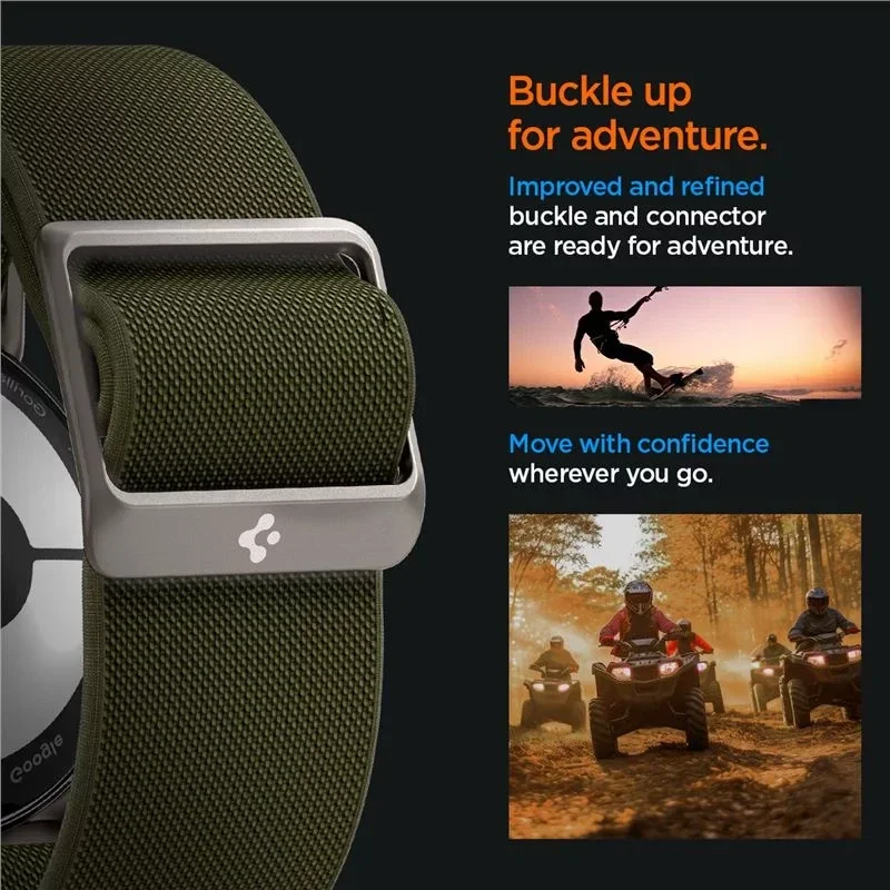 Spigen Lite Fit - Google Pixel Watch / Watch 2 Bandje - Khaki afbeelding 5