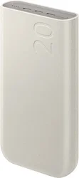 Originele Samsung 45W Fast Charge Trio USB-C Powerbank 20.000 mAh Beige afbeelding