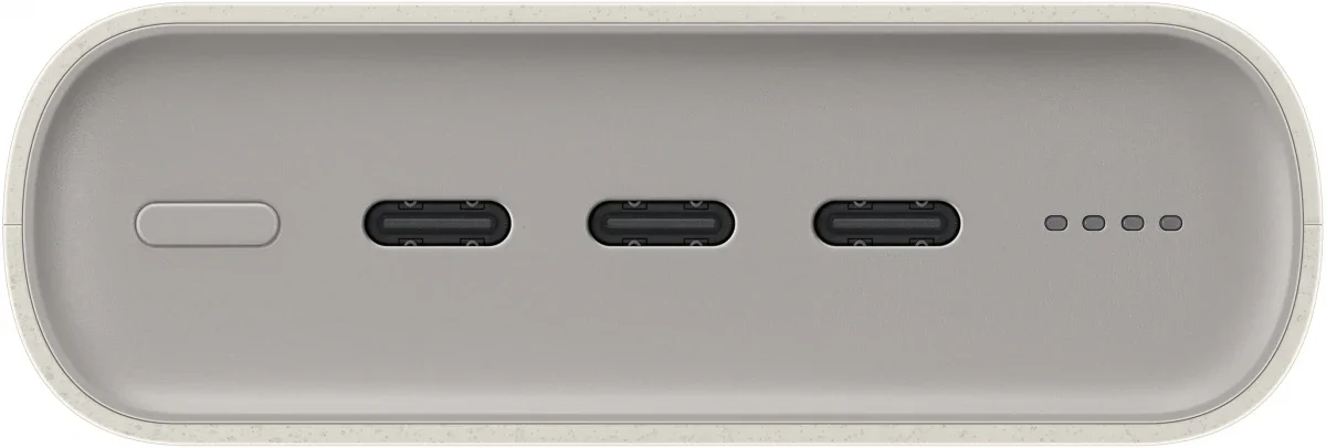 Originele Samsung 45W Fast Charge Trio USB-C Powerbank 20.000 mAh Beige afbeelding 5