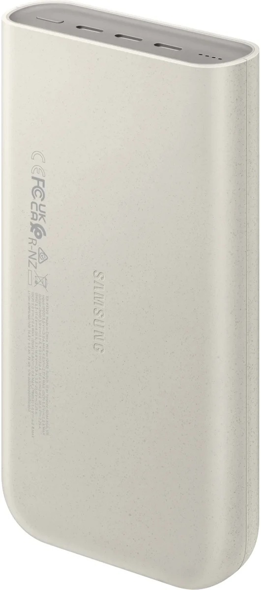 Originele Samsung 45W Fast Charge Trio USB-C Powerbank 20.000 mAh Beige afbeelding 7