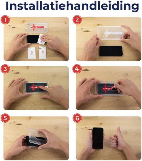 Rosso Google Pixel 8 Pro Tempered Glass Fingerprint Friendly met Installatietray afbeelding 7