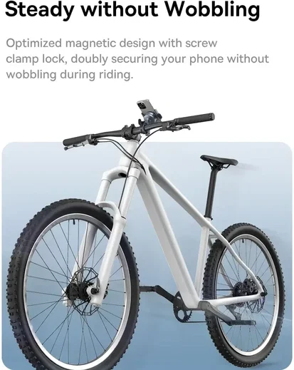 Baseus PrimeTrip MagSafe Telefoonhouder Fiets met Klem Zwart afbeelding 16