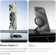 Baseus MagPro Series II MagSafe Stick-On Telefoonhouder Auto Zwart afbeelding 12