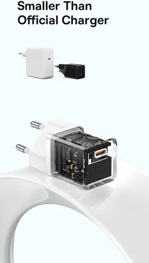 Baseus GaN5 30W Compacte Fast Charger Mini USB-C Wit afbeelding 13