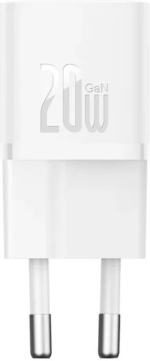 Baseus GaN5 20W Compacte Fast Charger Mini USB-C Wit afbeelding 2